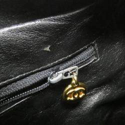 Pre Owned Chanel Black Caviar Leather Shoulder Bag