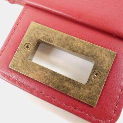 Pre Owned Chanel Red Shoulder Bags
