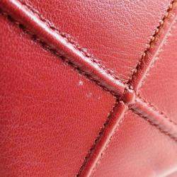 Pre Owned Chanel Red Shoulder Bags