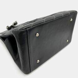 Chanel Black Lambskin Shopper Tote Bag