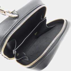 Pre Owned Chanel Black Leather Bag