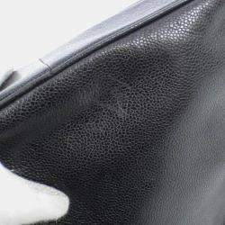 Pre Owned Chanel Grained Calfskin Shoulder Bags