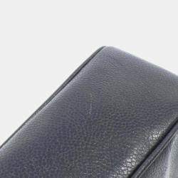 Pre Owned Chanel Grained Calfskin Shoulder Bags
