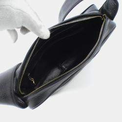 Pre Owned Chanel Grained Calfskin Shoulder Bags