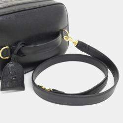 Pre Owned Chanel Black Caviar CC Vanity Train Case 