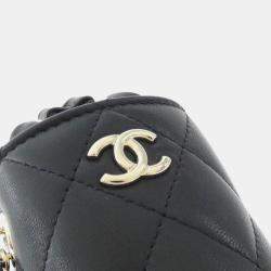 Pre Owned Chanel Black Quilted Mini Bucket Shoulder Bag