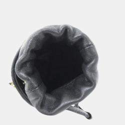 Pre Owned Chanel Black Quilted Mini Bucket Shoulder Bag