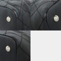 Pre Owned Chanel Matelasse Tote Bag Grained Calfskin
