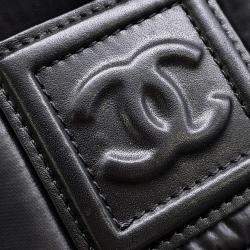 Chanel  Black Nylon Calf Leather Coco Cocoon Mini Travel Bag