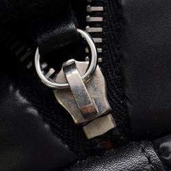 Chanel  Black Nylon Calf Leather Coco Cocoon Mini Travel Bag