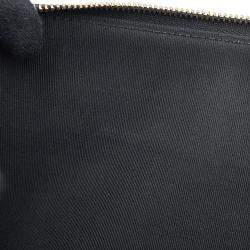 Chanel Black Lambskin Matelasse Clutch Bag 