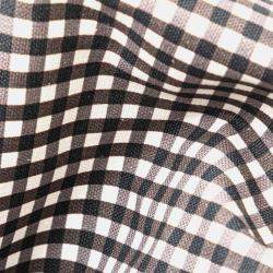 Pre Owned Chanel Black/White Printed Canvas Gingham Weekender Tote