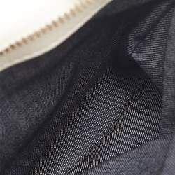 Chanel White Leather CC Mania Waist Bag