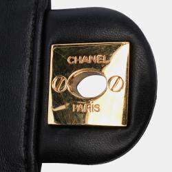 Chanel Black Small Quilted Lambskin CC Unchained Flap