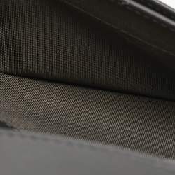 Chanel Grey Caviar Leather Boy Bifold Long Wallet