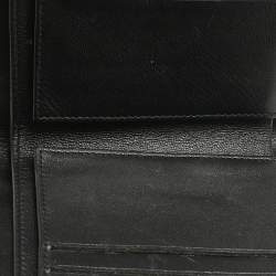 Chanel Black Quilted Patent Leather Boy Compact Wallet