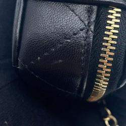 Chanel Black Lambskin Chain Shoulder Bag