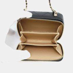 Chanel Black Lambskin Chain Shoulder Bag
