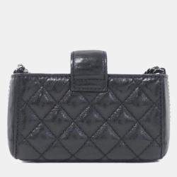 Chanel Black Leather Shoulder Bag