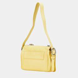 Chanel Yellow Leather Chain Shoulder Bag