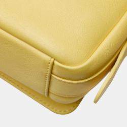 Chanel Yellow Leather Chain Shoulder Bag