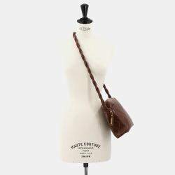 Chanel Brown Matelasse Leather Shoulder Bag