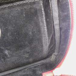 Pre Owned Chanel Red Leather CC Vanity Case
