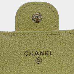  Chanel Matelasse Caviar Leather Long Classic Flap Coco Mark Wallet