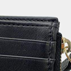 Chanel Black Caviar Skin Bi-Fold Coco Mark Small Wallet