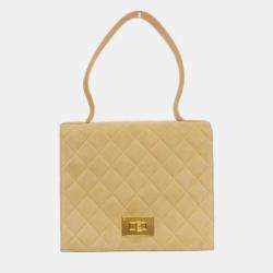 Chanel Beige suede Handbag