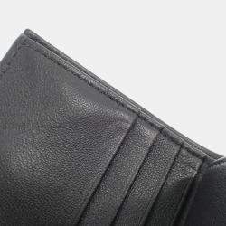 Chanel Black Leather Small Quilted Crystal Star CC Flap Wallet