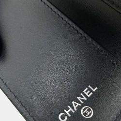 Chanel Black Caviar Skin Small Tri-Fold Coco Mark Flap Wallet