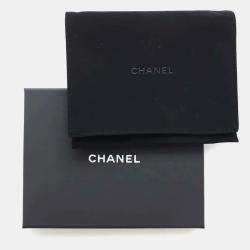Chanel Black Caviar Skin Small Tri-Fold Coco Mark Flap Wallet