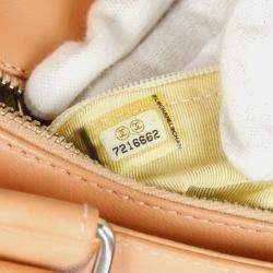 Chanel Pink Lambskin Choco Bar Cylindrical Handbag