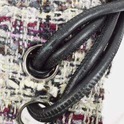 Chanel Multicolor Tweed Camellia Shoulder Bag