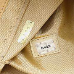 Chanel Beige Lambskin Plastic Chain Tote Bag