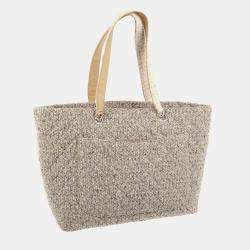 Chanel Pink Tweed Cambon Ligne Tote Bag