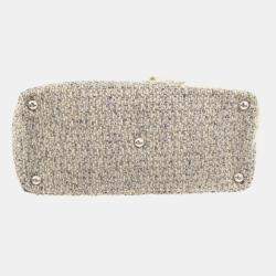 Chanel Pink Tweed Cambon Ligne Tote Bag