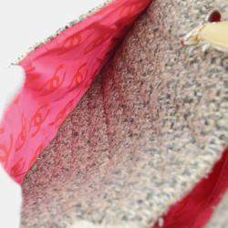 Chanel Pink Tweed Cambon Ligne Tote Bag