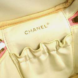 Chanel Pink Caviar Learher Timeless Vanity Shoulder Bag