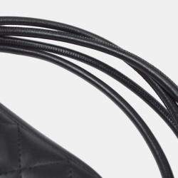 Pre Owned Chanel Black Calfskin Cambon Ligne Crossbody Bag