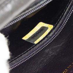 Pre Owned Chanel Black Sequined Beaded Mini Flap Shoulder Bag