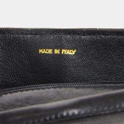 Pre Owned Chanel Black Sequined Beaded Mini Flap Shoulder Bag