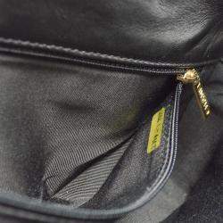 Chanel Black Lambskin Choco Bar Shoulder Bag