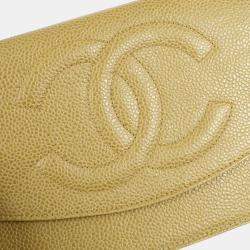 Chanel Brown Calfskin Timeless Wallet On Chain