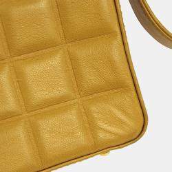 Chanel Lambskin Leather Choco Bar Shoulder Bag