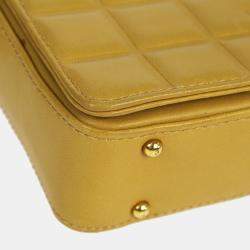Chanel Lambskin Leather Choco Bar Shoulder Bag