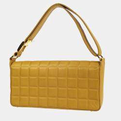 Chanel Lambskin Leather Choco Bar Shoulder Bag