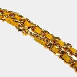 Chanel Yellow Calfskin Timeless Wallet On Chain 