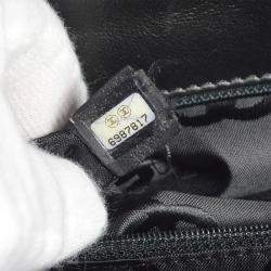 Chanel Black Calfskin Wild Stitch Chain Handbag